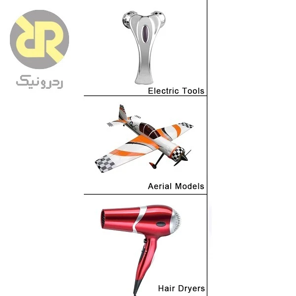 موتور ۱۲ ولت ۸۶۰۰RPM مدل 550D - Image 3