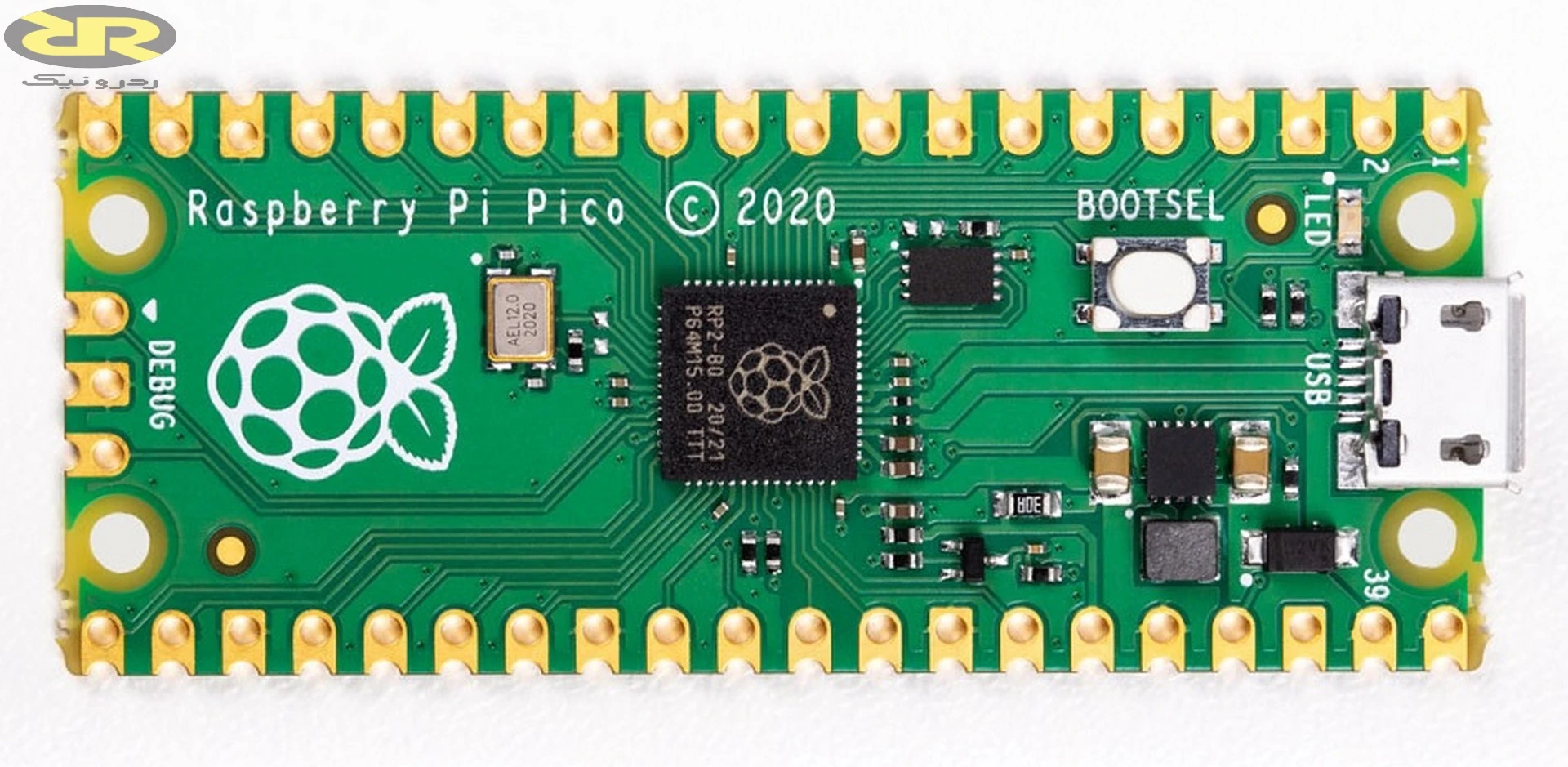 برد رسپبری پای مدل Raspberry Pi Pico RP2040 - Image 2