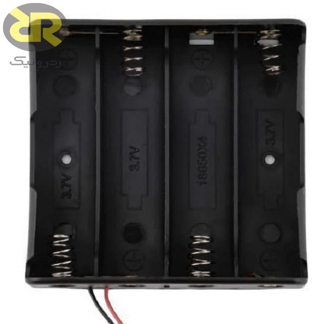 جا باتری 18650 نگهدارنده باتری لیتیومی 4 سل